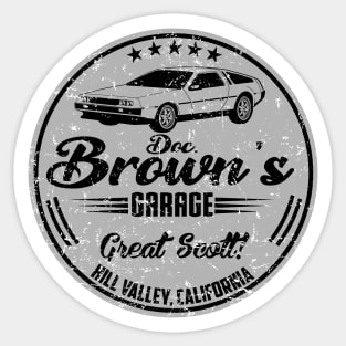 Brown's garage Sticker